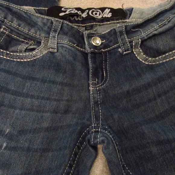 Look @ Me Jeans Cross Boot Cut 26 X 29 SZ 3 Low Rise..SOLD!!! - Picture 6 of 8